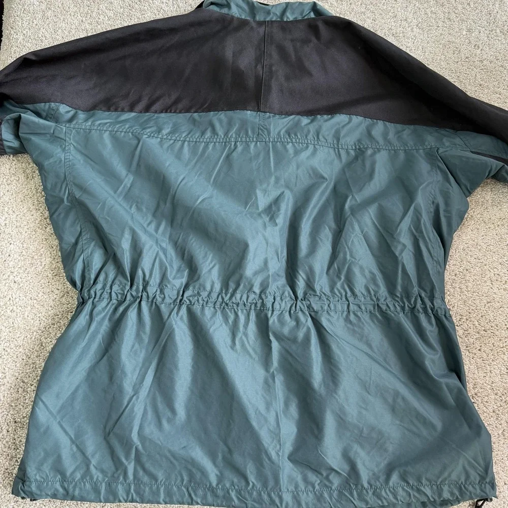 Vintage Columbia West Ridge Jacket Mens XL Green Nylon Parka Lined Outdoor Korea